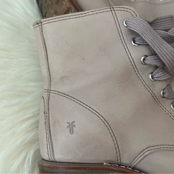 Frye Sabrina 6G Laceup Boot in Blush Size 7 - Picture 6 of 12